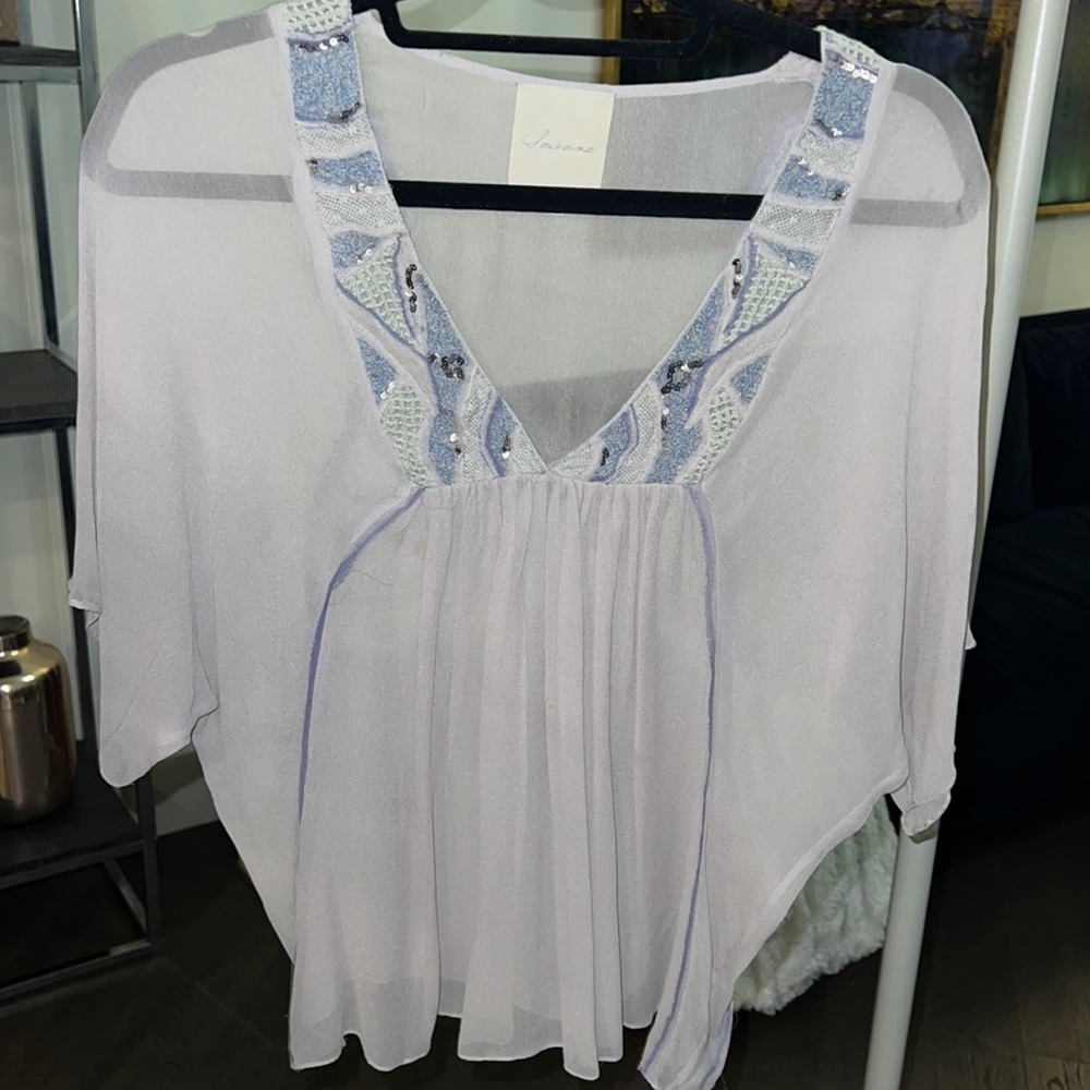 Saivana 100% Silk Top Size Small